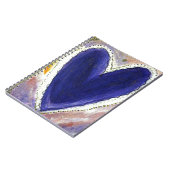 Paars hart notitieboek (Linkerzijde)