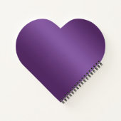 Paars Hart Notitieboek (Achterkant)