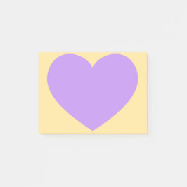 Paars hart post-it® notes