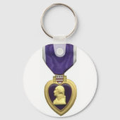 Paars hart sleutelhanger (Voorkant)