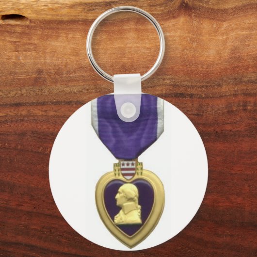 Paars hart sleutelhanger (Voorkant)