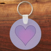 Paars hart sleutelhanger (Voorkant)