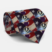 paars hart stropdas (Opgerold)