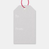 Paars hartenpatroon cadeaulabel (Achterkant)