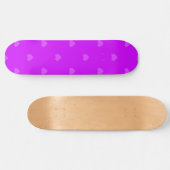 Paars hartenpatroon persoonlijk skateboard (Horizontaal)