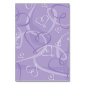 Paars hartpatroon kaart (Voorkant)