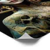 Paars Headdress Fantasy Art Poster (Hoek)