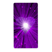 Paars Heart label (Voorkant)