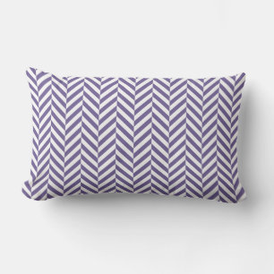 Paars Herringbone Chevron Pattern Buitenkussen