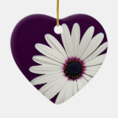 Paars het Gepersonaliseerde Ornament van Daisy (Achterkant)