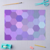 paars hexagon tissuepapier (Craft)