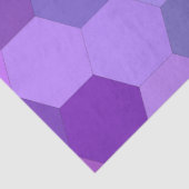 paars hexagon tissuepapier (Detail)