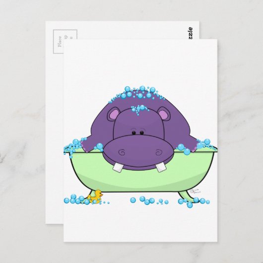 Paars_Hippo_Bath.png Briefkaart (Voorkant / Achterkant)