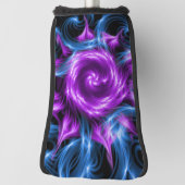 Paars Hoesje voor wervelontwerp Golfheadcover (Draai 90)
