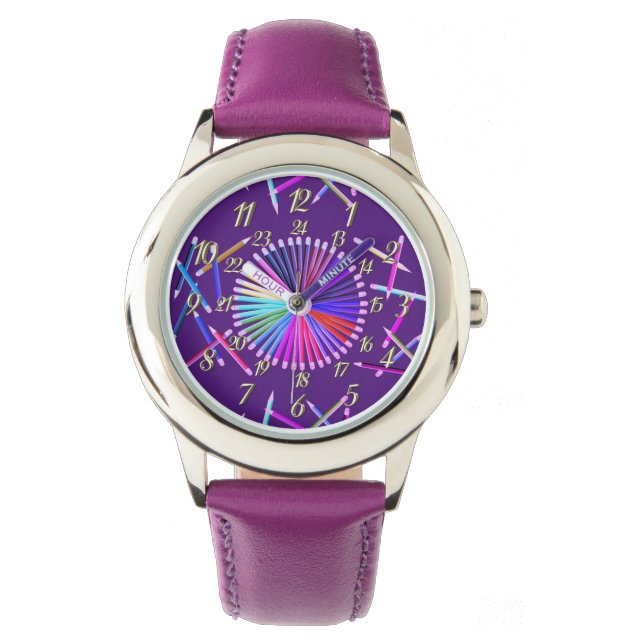 Paars Horloge (Voorkant)