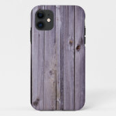 Paars hout Case-Mate iPhone case (Achterkant)