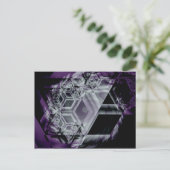 Paars Hue Briefkaart (Staand voorkant)