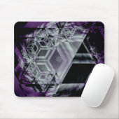 Paars Hue Mousepad Muismat (Met muis)