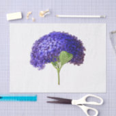 Paars Hydrangea Bloembloem Tissuepapier (Craft)