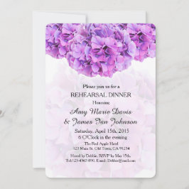 Paars hydrangea - repetitie uit hydrangea4 kaart