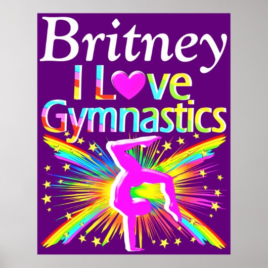 PAARS I LIVE GYMNASTICA POSTER (Voorkant)