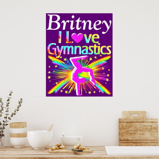  PAARS I LIVE GYMNASTICA POSTER (Keuken)