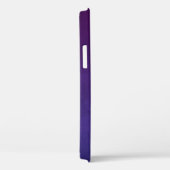 Paars Indigoblauw, stijlvol monogram Case-Mate iPhone Case (Achterkant / Rechts)