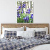 Paars Iris Afbeelding Canvas Afdruk (Insitu (Slaapkamer))