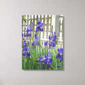 Paars Iris Afbeelding Canvas Afdruk (Voorkant)