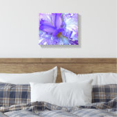 Paars Iris Wrapped Canvas (Insitu (Slaapkamer))