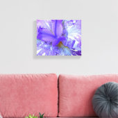 Paars Iris Wrapped Canvas (Insitu (Woonkamer))