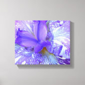 Paars Iris Wrapped Canvas Afdruk (Voorkant)