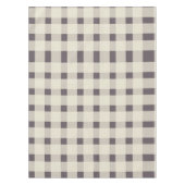 Paars Ivory Gingham Pattern Tafelkleed (Voorkant)