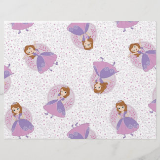 Paars jaarboek The Queen Scrapbook Flyer