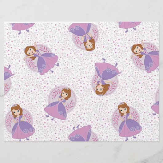 Paars jaarboek The Queen Scrapbook Flyer (Voorkant)