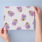 Paars jaarboek The Queen Scrapbook Flyer (Hand)