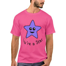 Paars Je bent een Star T-Shirt