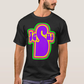 Paars Jezus Kruis T-shirt