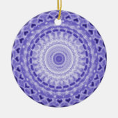 Paars Joy Mandala Kaleidoscope Pattern Keramisch Ornament (Voorkant)