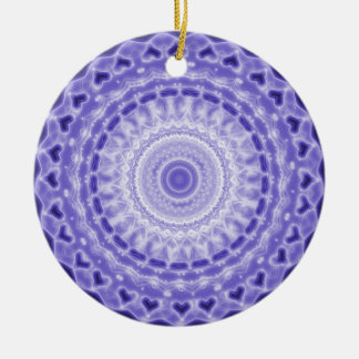 Paars Joy Mandala Kaleidoscope Pattern Keramisch Ornament