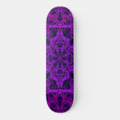 Paars kaleidoscoop patroon persoonlijk skateboard (Voorkant)