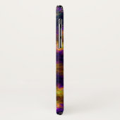 Paars Kaleidoscope Cross Pattern Case-Mate iPhone Case (Achterkant/links)