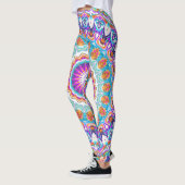Paars Kaleidoscope Mandala Leggings (Links)