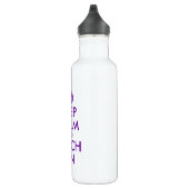 Paars kalm houden en aantrekken waterfles  (Rechts)