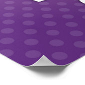 Paars kalm houden en op Poster bakken (Hoek)