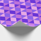 Paars kantelpatroon cadeaupapier (Hoek)