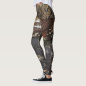 Paars keizerriekkraan leggings (Links)