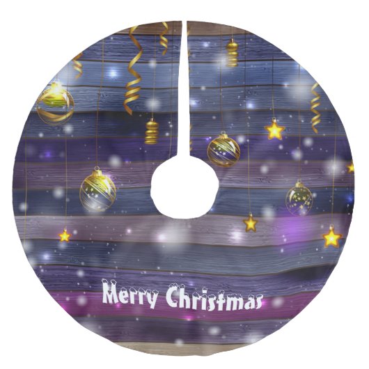  Paars Kerstboom Rok (Voorkant)