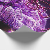 Paars kerstpapier cadeaupapier (Hoek)