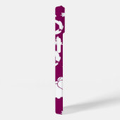 Paars kerstpatroon Case-Mate iPhone case (Achterkant / Rechts)